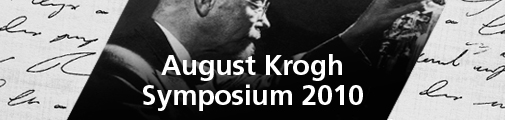 August Krogh Symposium 2010 banner